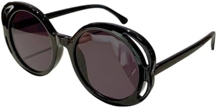 Винтажные круглые солнцезащитные очки 2027 года, модные, с градиентным переходом цвета и полой оправой, для женщин, для активного отдыха, стильные очки MTZJH, Black-black
Винтажные круглые солнцезащитные очки 2027 года, модные, с градиентным переходом цвета и полой оправой, для женщин, для активного отдыха, стильные очки MTZJH, Black-black