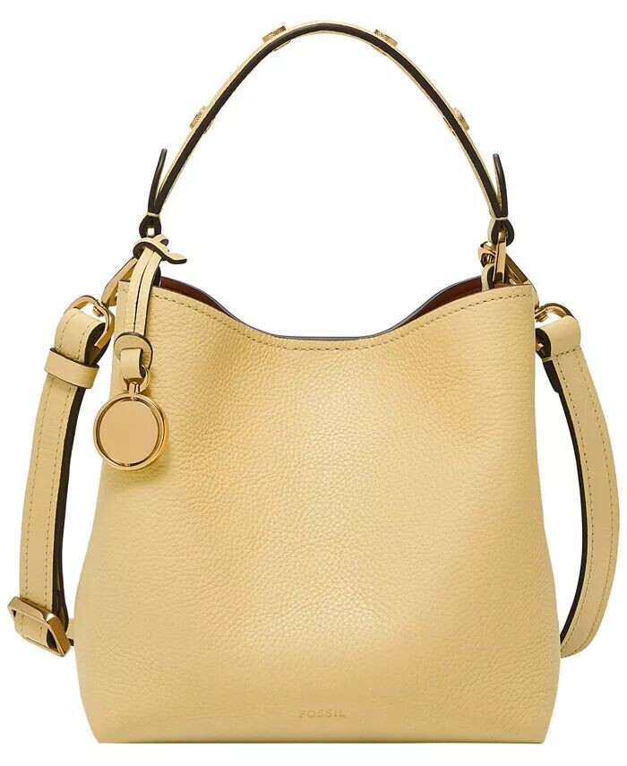 Jessie Маленькая сумка-ведро через плечо Fossil, желтый
Jessie Маленькая сумка-ведро через плечо Fossil, желтый