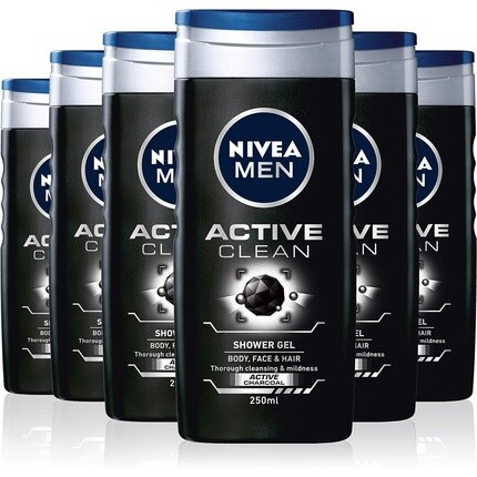 Гель для душа для мужчин Active Clean 250 мл, Nivea
Гель для душа для мужчин Active Clean 250 мл, Nivea