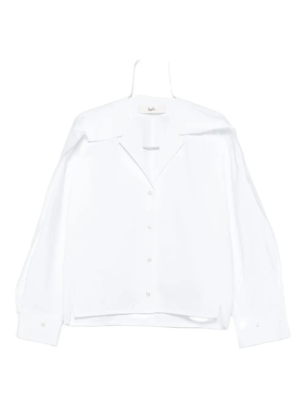 Рубашка с закругленным воротником Séfr, белый
Рубашка с закругленным воротником Séfr, белый