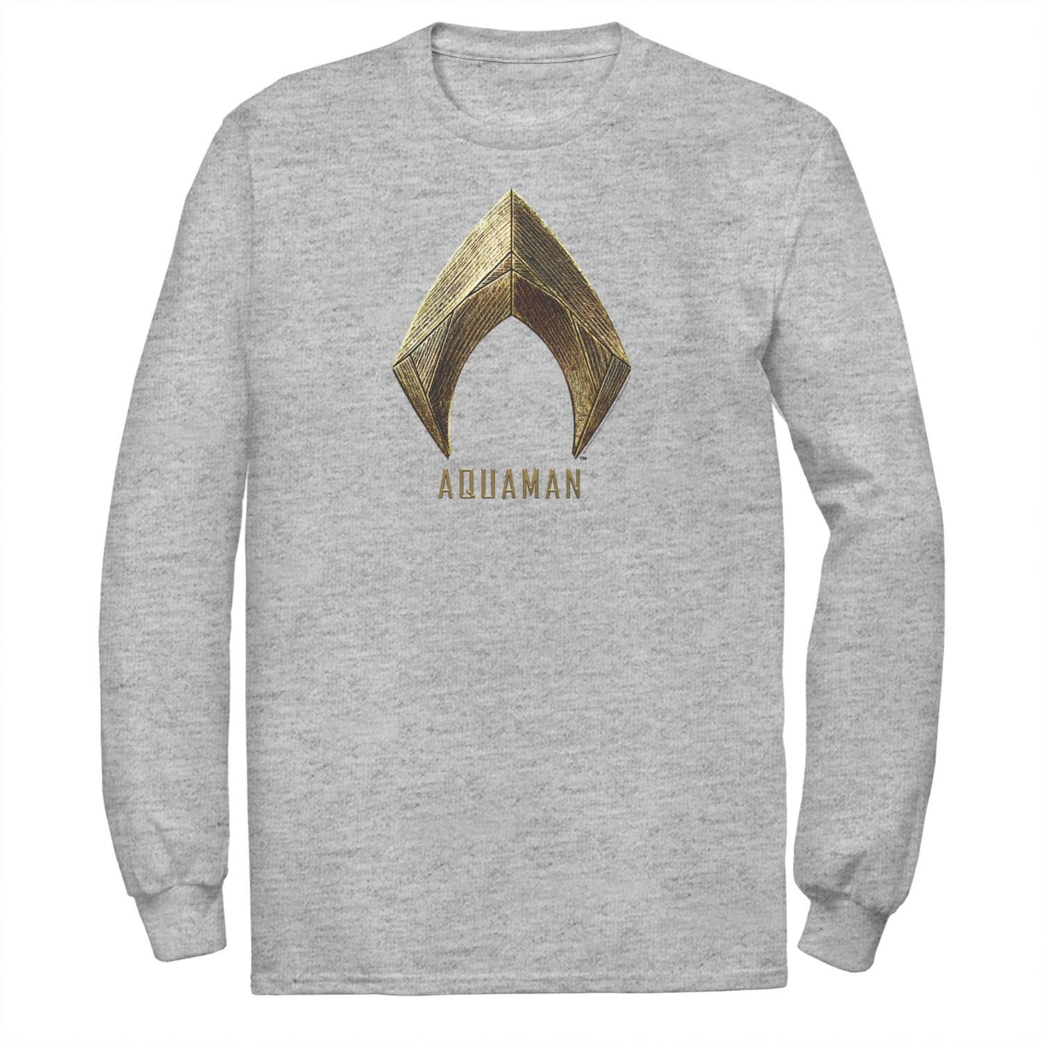 Мужская футболка с логотипом DC Comics «Лига справедливости Аквамен»
Мужская футболка с логотипом DC Comics «Лига справедливости Аквамен»