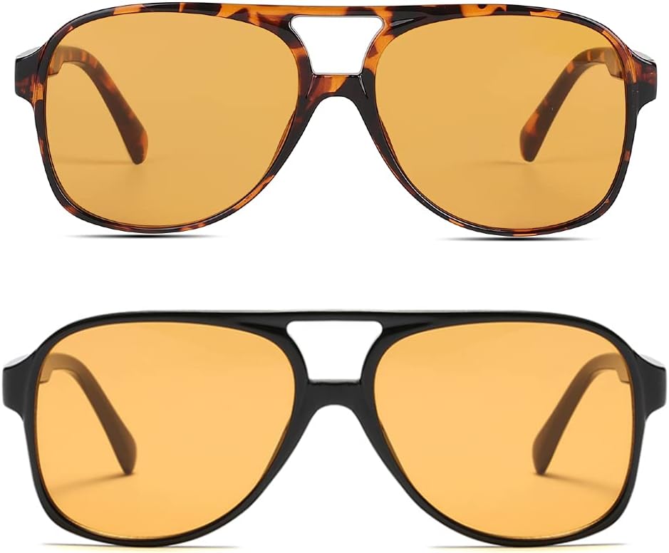 Солнцезащитные очки Freckles Mark в винтажном стиле ретро 70-х годов для женщин и мужчин, классические большие квадратные очки-авиаторы, модные очки, 2p: Yellow & All Tortoise Brown
Солнцезащитные очки Freckles Mark в винтажном стиле ретро 70-х годов для женщин и мужчин, классические большие квадратные очки-авиаторы, модные очки, 2p: Yellow & All Tortoise Brown