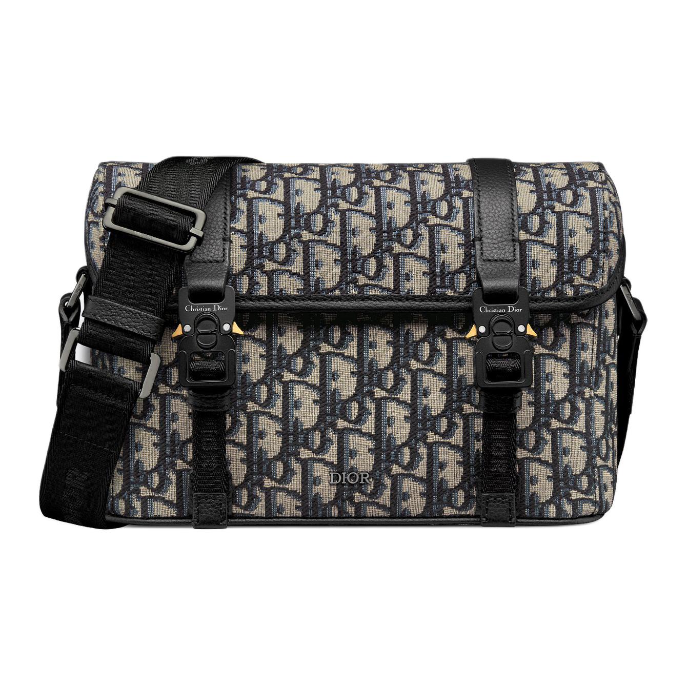 DIOR Хлопковая сумка-мессенджер через плечо женская бежево-черная
DIOR Хлопковая сумка-мессенджер через плечо женская бежево-черная