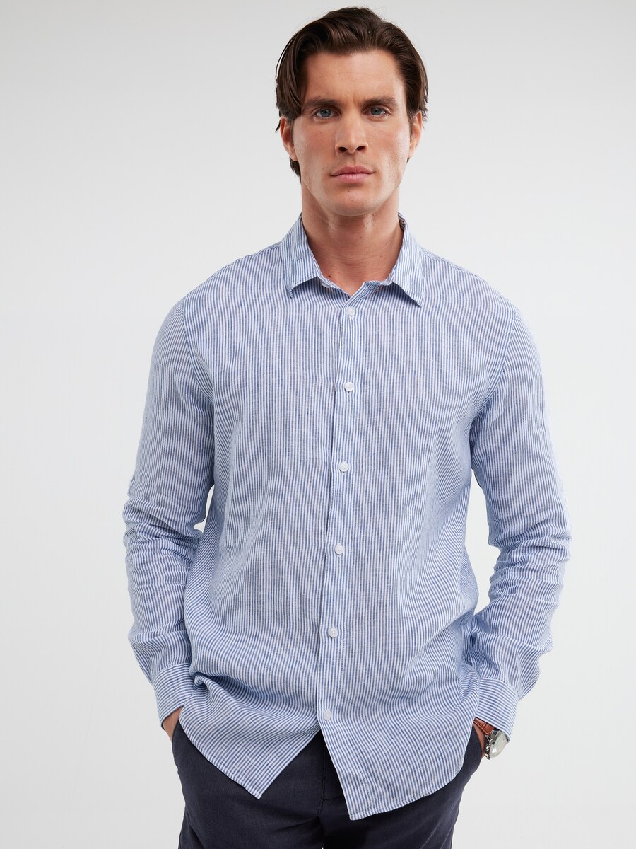 Рубашка на пуговицах классического кроя BIG STAR Malekiwo, синий
Рубашка на пуговицах классического кроя BIG STAR Malekiwo, синий