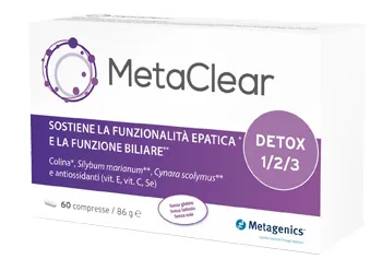 Metaclear 60 таблеток, добавка для здоровья печени Metagenics
Metaclear 60 таблеток, добавка для здоровья печени Metagenics