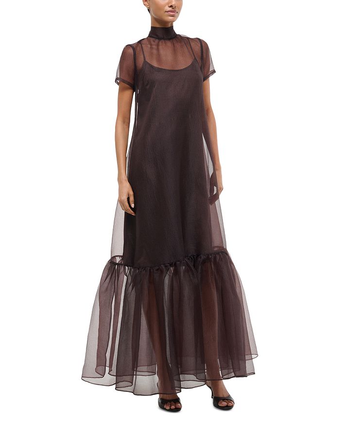 Платье Calluna STAUD, коричневый 
Платье Calluna STAUD, коричневый