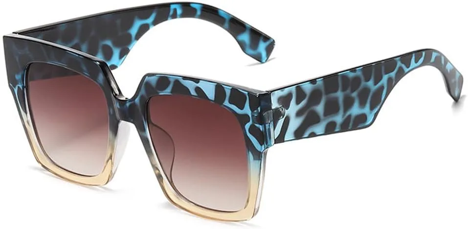Модные солнцезащитные очки для женщин, винтажные, большие, в крупной оправе, черные, синие, для женщин, с защитой от УФ-излучения UV40 KTUCN, Blue Leopard
Модные солнцезащитные очки для женщин, винтажные, большие, в крупной оправе, черные, синие, для женщин, с защитой от УФ-излучения UV40 KTUCN, Blue Leopard