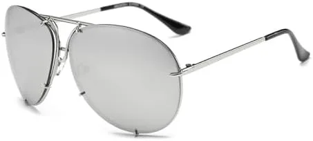 Большие солнцезащитные очки-маска для женщин, зеркальные металлические солнцезащитные очки, модные женские очки с защитой от УФ-излучения UV400 MTZJH, Silver-silver
Большие солнцезащитные очки-маска для женщин, зеркальные металлические солнцезащитные очки, модные женские очки с защитой от УФ-излучения UV400 MTZJH, Silver-silver