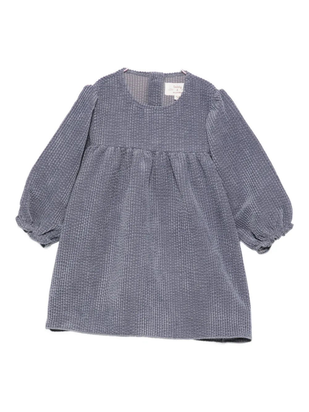 Платье вафельной вязки Teddy & Minou, синий
Платье вафельной вязки Teddy & Minou, синий