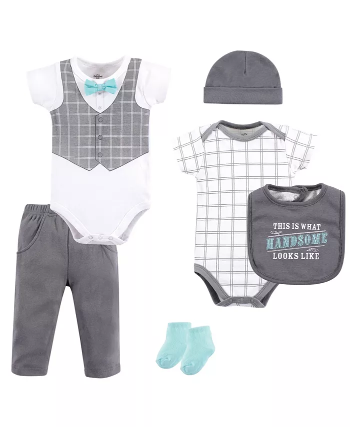 Комплект для новорожденных Baby Boys Treasure Layette, 6 предметов Little Treasure, серый
Комплект для новорожденных Baby Boys Treasure Layette, 6 предметов Little Treasure, серый
