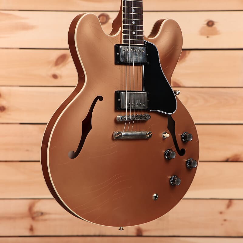 Электрогитара Gibson PSL 1961 ES-335 Ultra Light Aged - Copper - 130668 - PLEK'd
Электрогитара Gibson PSL 1961 ES-335 Ultra Light Aged - Copper - 130668 - PLEK'd