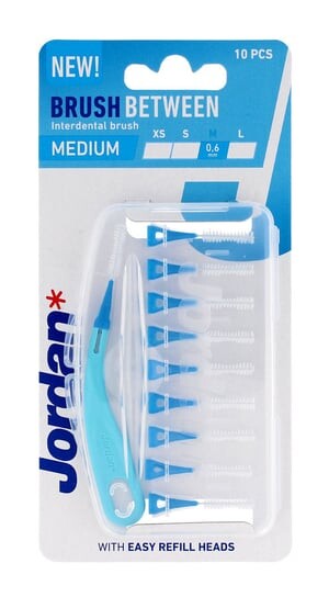 Межзубные очистители, 0,6 Medium - Blue, 10 шт. Jordan 
Межзубные очистители, 0,6 Medium - Blue, 10 шт. Jordan