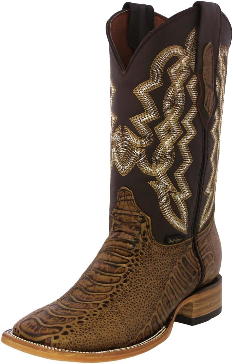 Мужские ковбойские сапоги Texas Legacy Honey Brown вестерн из кожи с рисунком под ногу страуса, квадратный носок
Мужские ковбойские сапоги Texas Legacy Honey Brown вестерн из кожи с рисунком под ногу страуса, квадратный носок