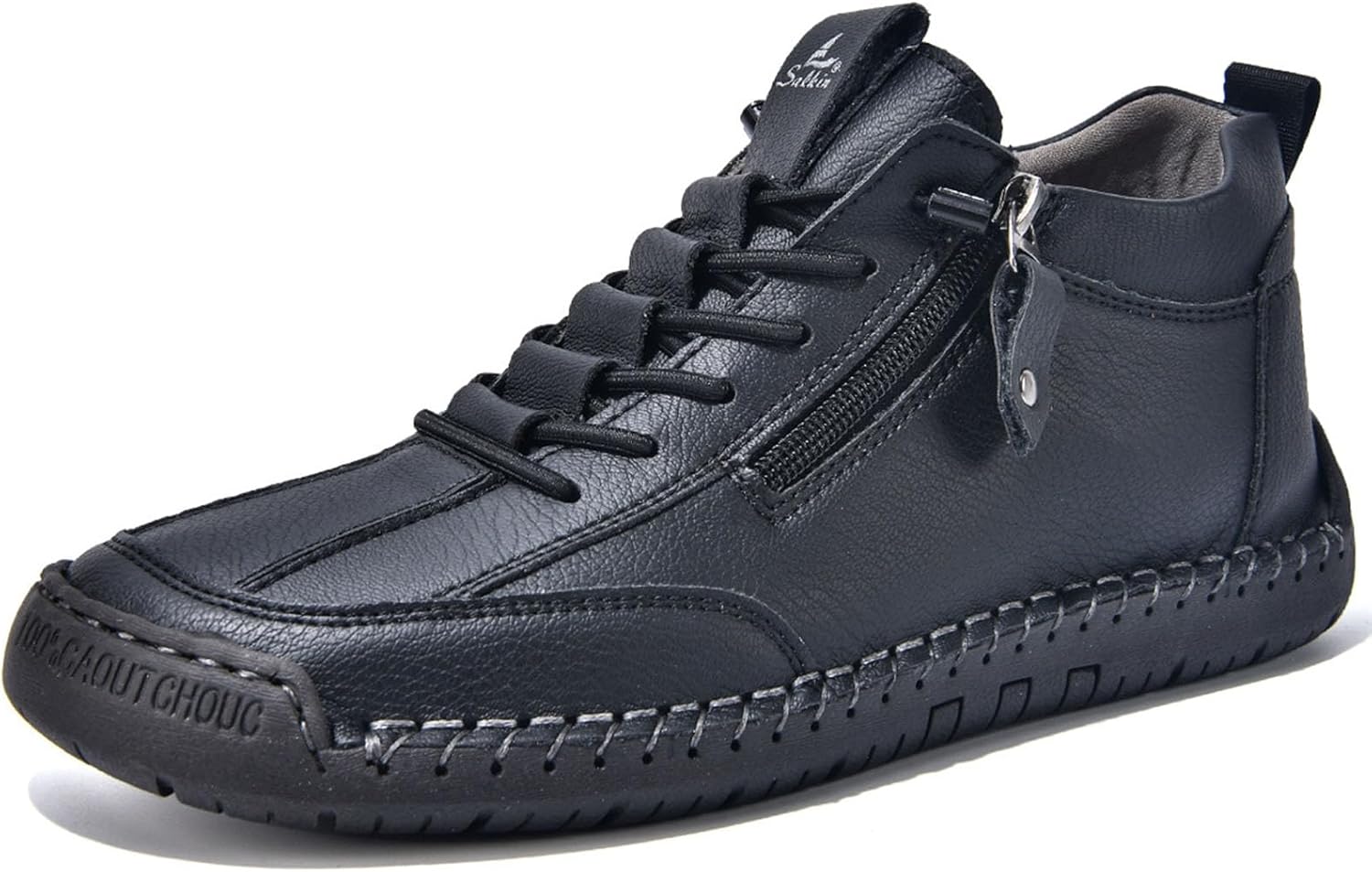 Мужские винтажные ботинки с боковой молнией, ручная строчка, на щиколотку, модные, для улицы, нескользящие, легкие, повседневные лоферы, удобные для ходьбы Zppordmr, черный
Мужские винтажные ботинки с боковой молнией, ручная строчка, на щиколотку, модные, для улицы, нескользящие, легкие, повседневные лоферы, удобные для ходьбы Zppordmr, черный