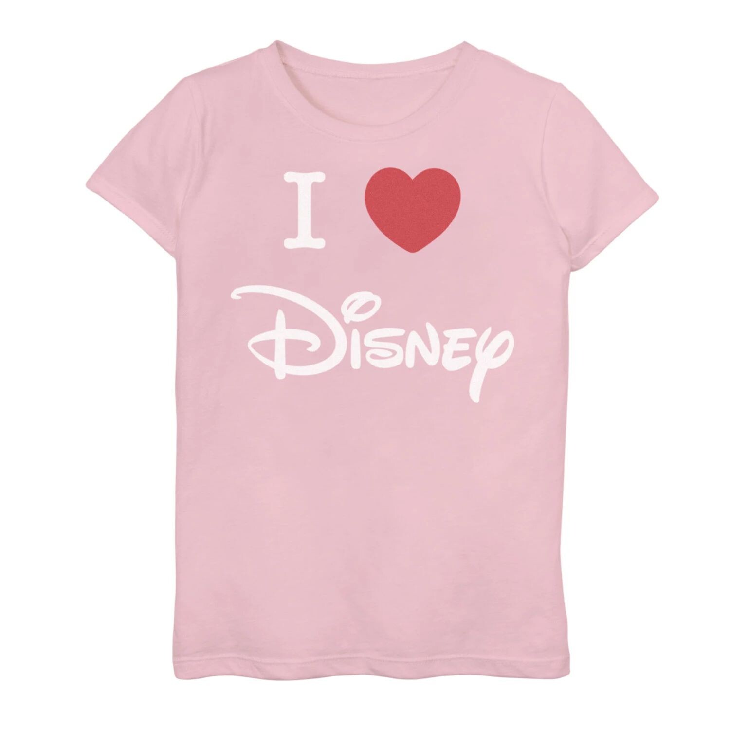 Футболка с логотипом Disney для девочек 7–16 лет I Love Disney Heart Disney, розовый
Футболка с логотипом Disney для девочек 7–16 лет I Love Disney Heart Disney, розовый