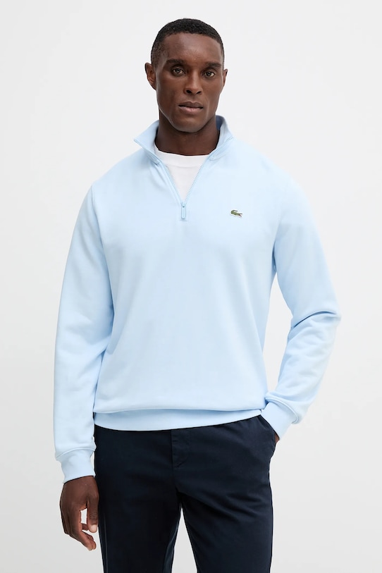 Хлопковая толстовка Lacoste, синий
Хлопковая толстовка Lacoste, синий