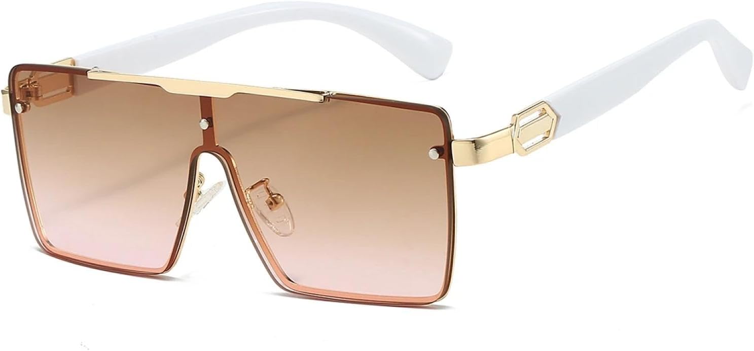 Большие солнцезащитные очки для женщин, модные градиентные многоцветные очки для активного отдыха, стильные повседневные солнцезащитные очки для женщин TKKTLLT, Golden-tea Pink
Большие солнцезащитные очки для женщин, модные градиентные многоцветные очки для активного отдыха, стильные повседневные солнцезащитные очки для женщин TKKTLLT, Golden-tea Pink