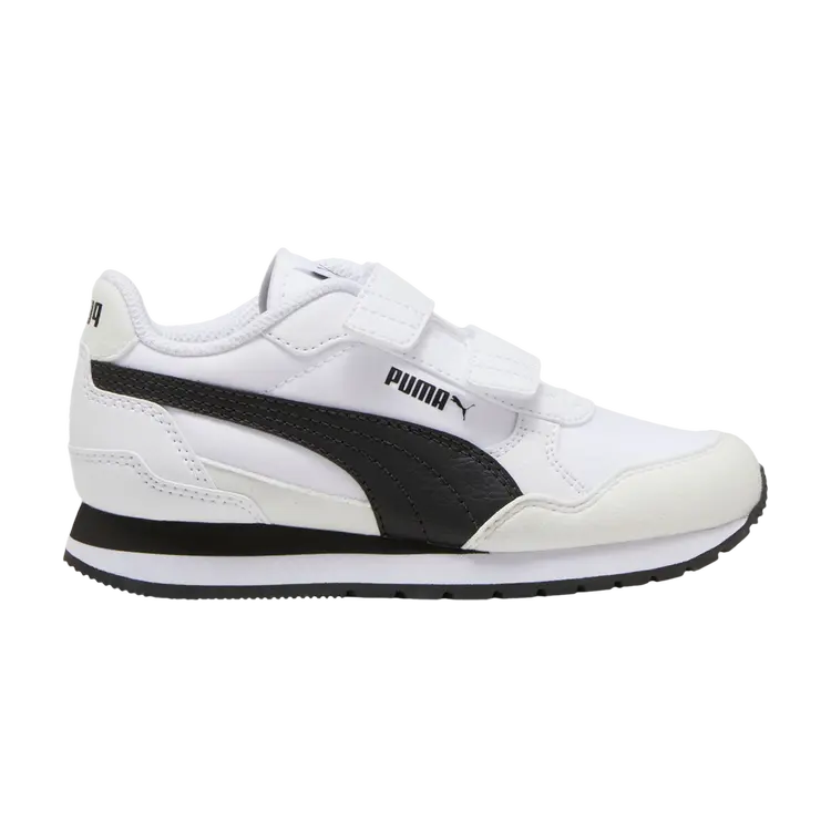 Кроссовки ST Runner v4 Nylon Little Kid, белый/черный 
Кроссовки ST Runner v4 Nylon Little Kid, белый/черный