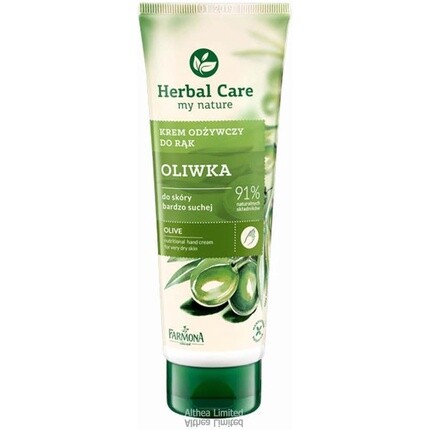 Herbal Care My Nature Оливковый крем для рук питательный 100 мл, Farmona
Herbal Care My Nature Оливковый крем для рук питательный 100 мл, Farmona