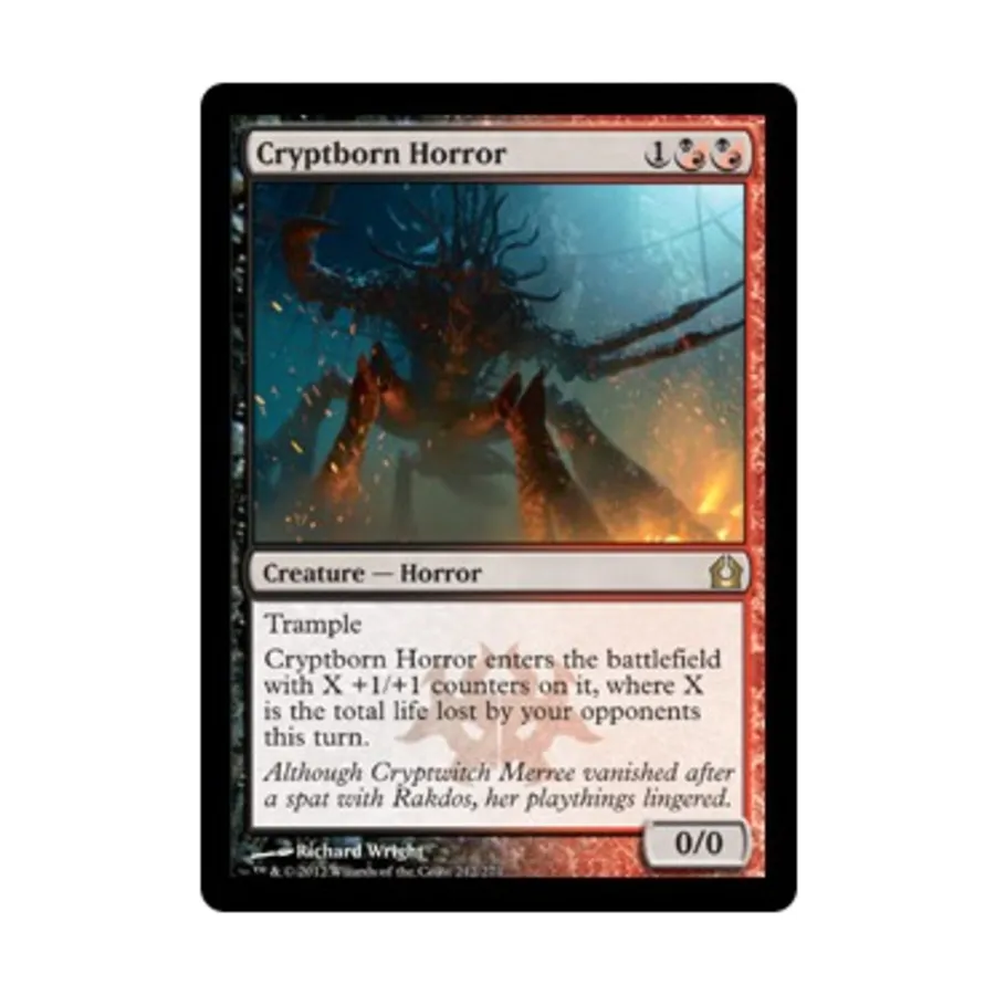 CCG Крипторожденный ужас (клавиша R), MTG - Return to Ravnica
CCG Крипторожденный ужас (клавиша R), MTG - Return to Ravnica