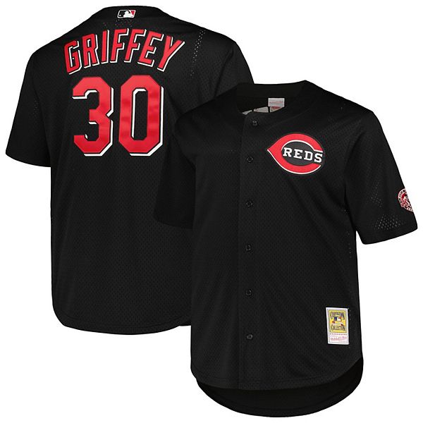 Мужская бейсбольная майка для тренировок Ken Griffey Jr черного цвета Cincinnati Reds Big & Tall Cooperstown Mitchell & Ness
Мужская бейсбольная майка для тренировок Ken Griffey Jr черного цвета Cincinnati Reds Big & Tall Cooperstown Mitchell & Ness