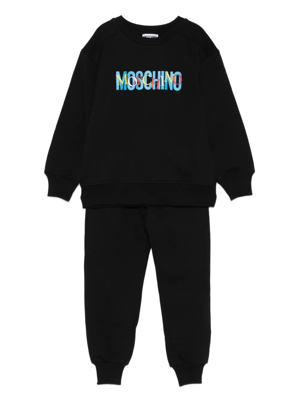 Спортивный костюм с логотипом Moschino Kids, черный
Спортивный костюм с логотипом Moschino Kids, черный