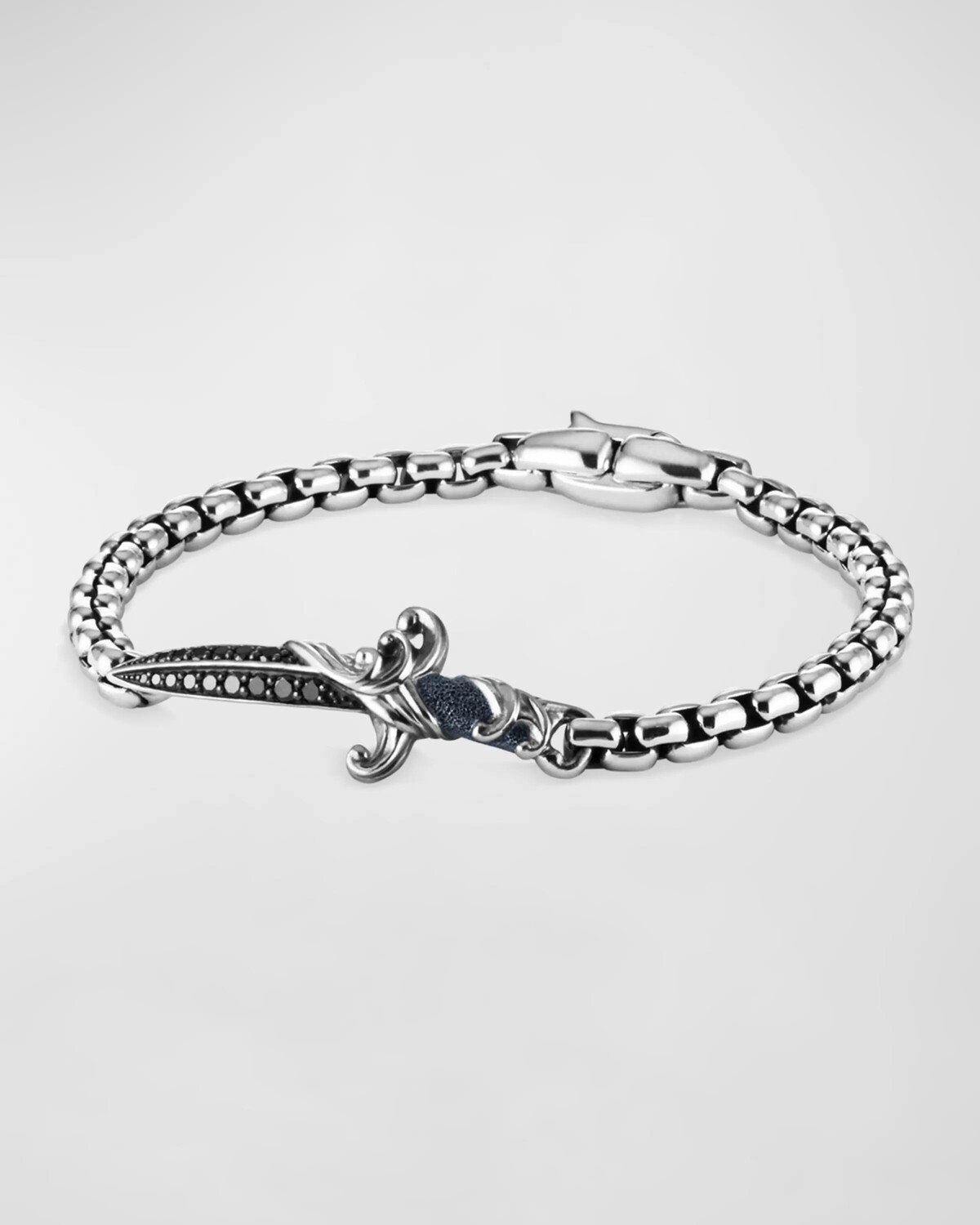 Мужской браслет Waves Dagger, серебро, 5 мм David Yurman, цвет Black/Silver
Мужской браслет Waves Dagger, серебро, 5 мм David Yurman, цвет Black/Silver