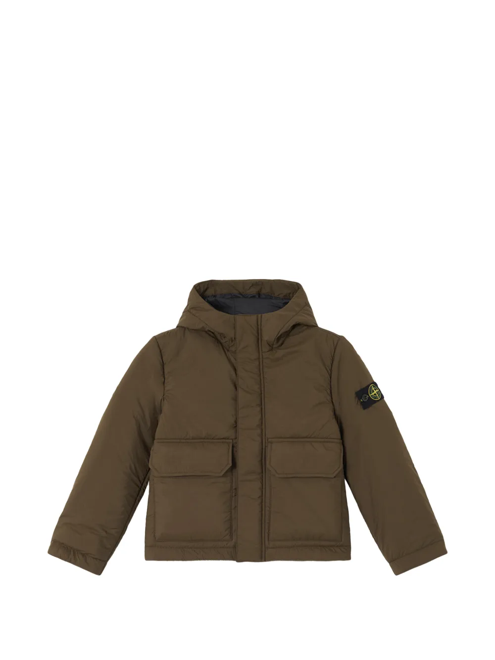 Куртка с капюшоном и нагрудными карманами с клапанами Stone Island Junior, зеленый
Куртка с капюшоном и нагрудными карманами с клапанами Stone Island Junior, зеленый