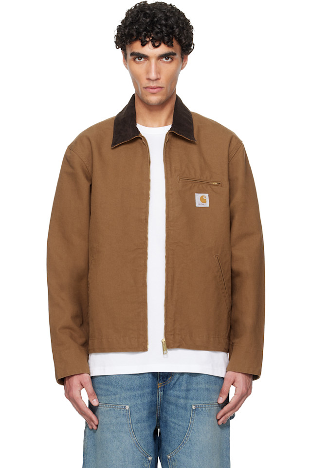 Carhartt Work In Progress Коричневая детройтская куртка
Carhartt Work In Progress Коричневая детройтская куртка