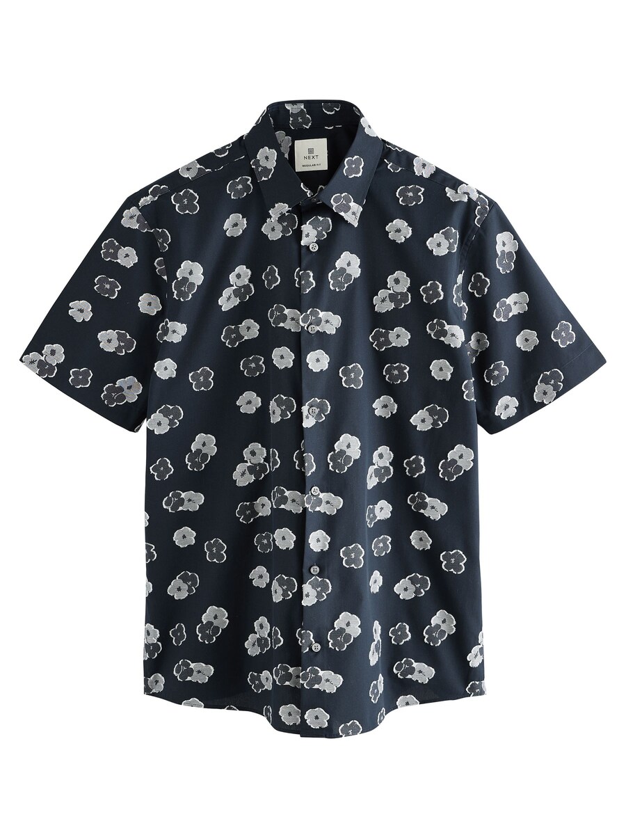 Рубашка на пуговицах классического кроя Next, темно-синий
Рубашка на пуговицах классического кроя Next, темно-синий