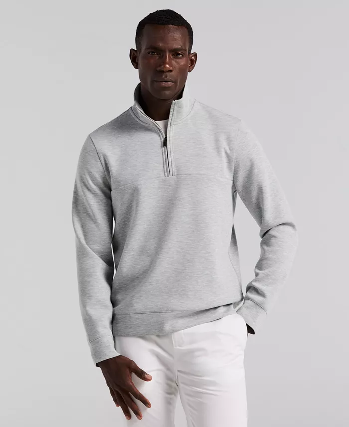 Мужской неопреновый свитер с длинным рукавом и застежкой на четверть Perry Ellis, серый
Мужской неопреновый свитер с длинным рукавом и застежкой на четверть Perry Ellis, серый