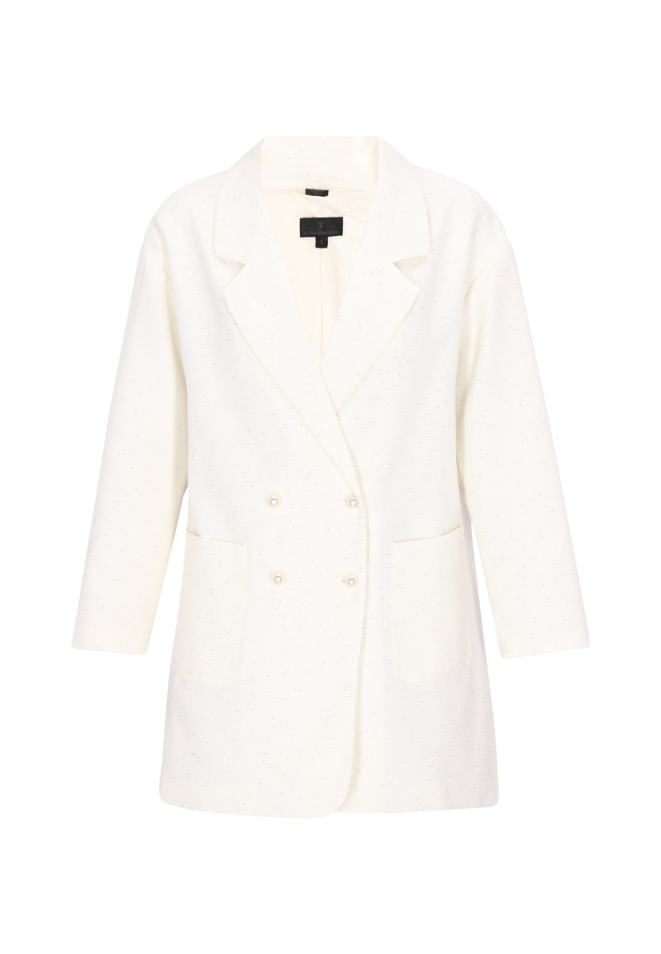 DreiMaster Klassik Блейзер в цвете Off White
DreiMaster Klassik Блейзер в цвете Off White