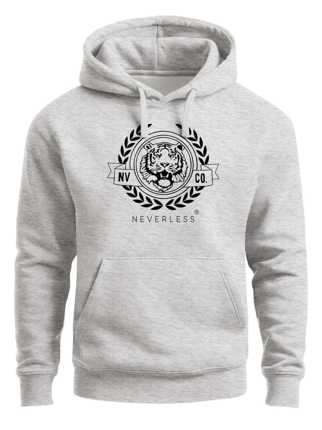 Neverless Толстовка 'Academic Tiger' в светло-сером цвете
Neverless Толстовка 'Academic Tiger' в светло-сером цвете