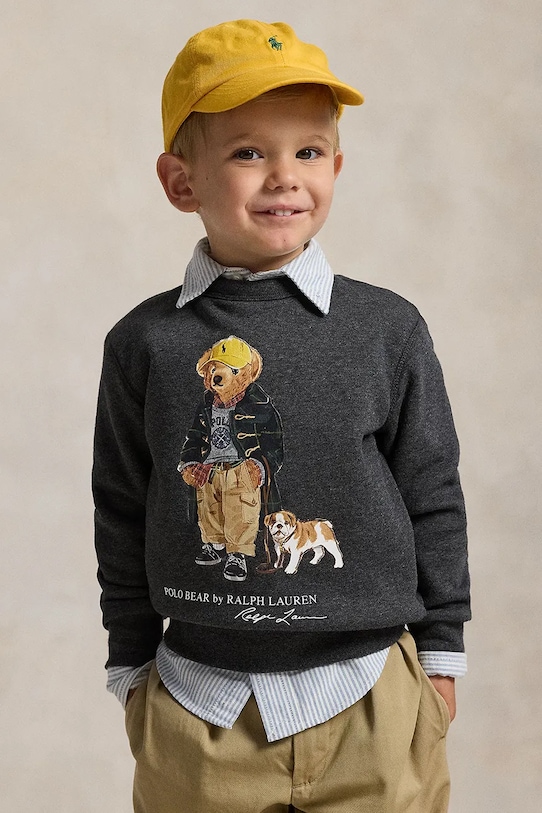 Детская толстовка Polo Ralph Lauren, серый
Детская толстовка Polo Ralph Lauren, серый