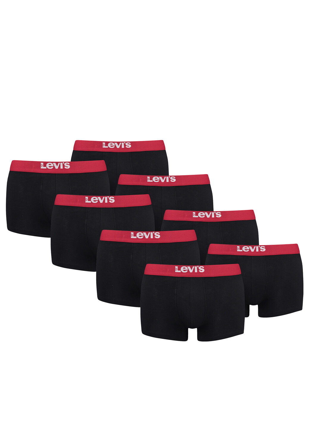 Боксеры Levi´s Boxershorts LEVIS MEN SOLID BASIC TRUNK ORGANIC CO 8 шт, цвет Black/Red
Боксеры Levi´s Boxershorts LEVIS MEN SOLID BASIC TRUNK ORGANIC CO 8 шт, цвет Black/Red