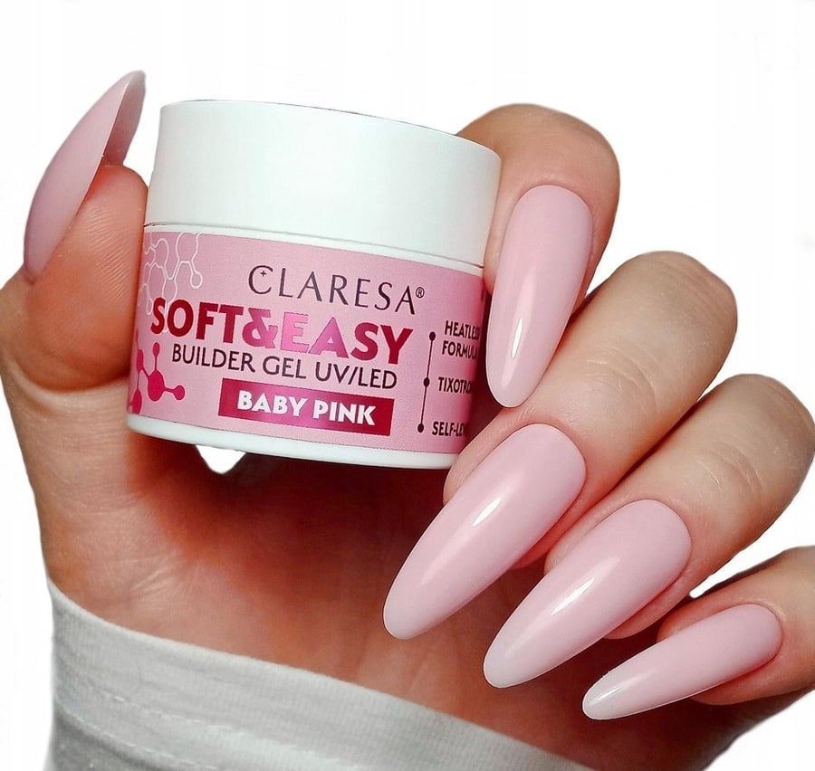 Claresa Soft & Easy Builder Gel Baby Pink Гель для наращивания ногтей 45 г Puderek
Claresa Soft & Easy Builder Gel Baby Pink Гель для наращивания ногтей 45 г Puderek