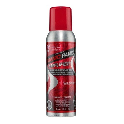 MANIC PANIC Wildfire Red Hair Color Spray Усиленная временная горячая красновато-оранжевая краска для волос 3,4 унции
MANIC PANIC Wildfire Red Hair Color Spray Усиленная временная горячая красновато-оранжевая краска для волос 3,4 унции