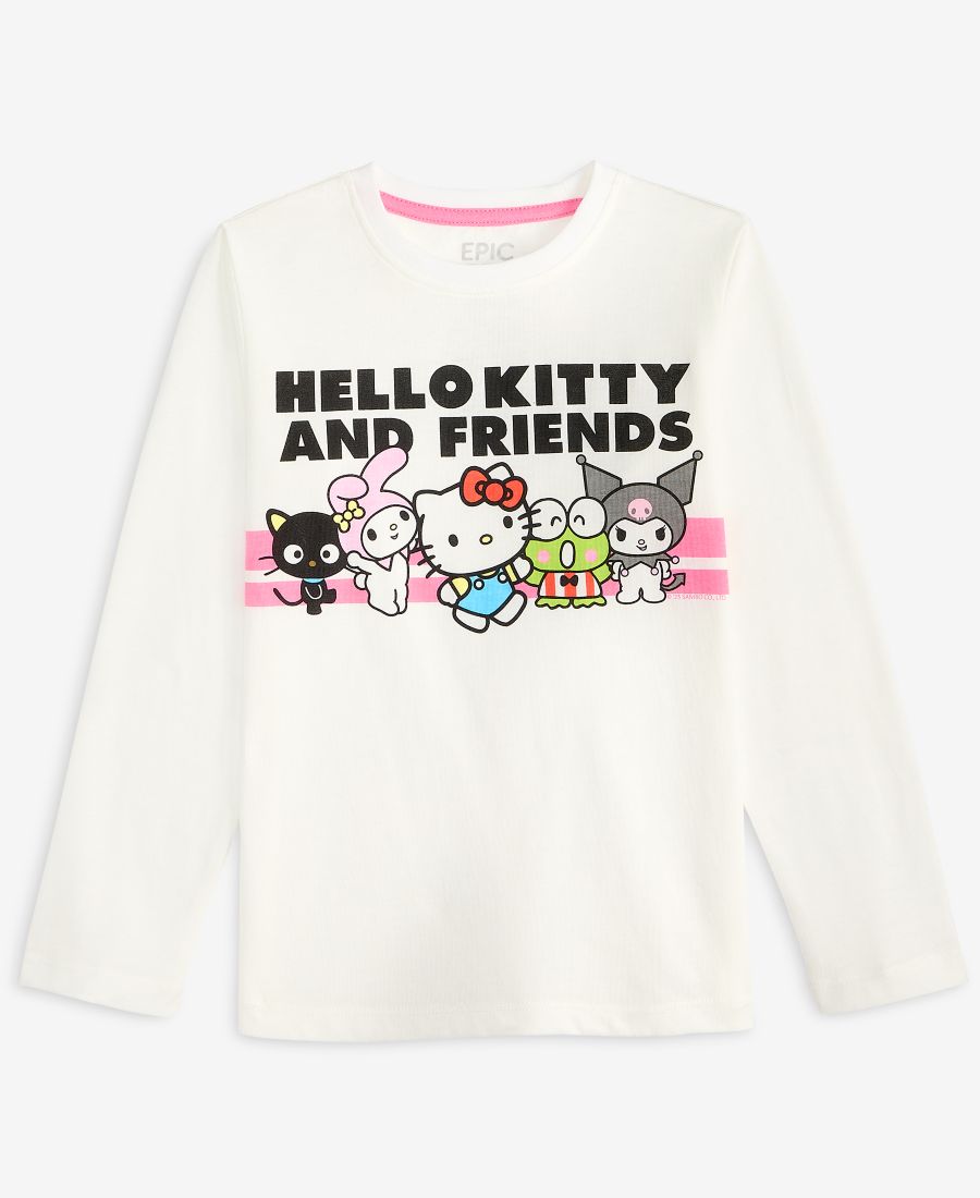 Футболка с длинными рукавами Hello Kitty для девочек 5-20 лет Epic Threads, Angel White
Футболка с длинными рукавами Hello Kitty для девочек 5-20 лет Epic Threads, Angel White