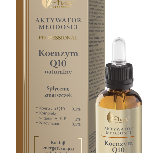 Коэнзим Q10 с витаминами омолаживающий и тонизирующий, 30 мл Ava Aktywator młodości
Коэнзим Q10 с витаминами омолаживающий и тонизирующий, 30 мл Ava Aktywator młodości