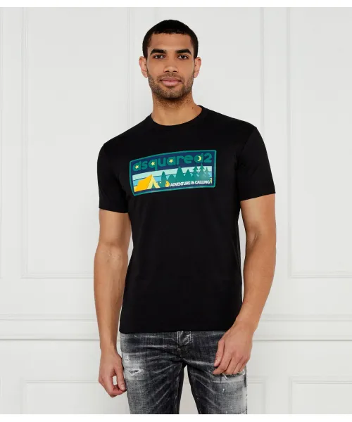 Футболка Cool fit Dsquared2, черный 
Футболка Cool fit Dsquared2, черный