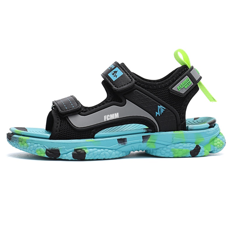 Детские сандалии FCMM, черный/зеленый
Детские сандалии FCMM, черный/зеленый