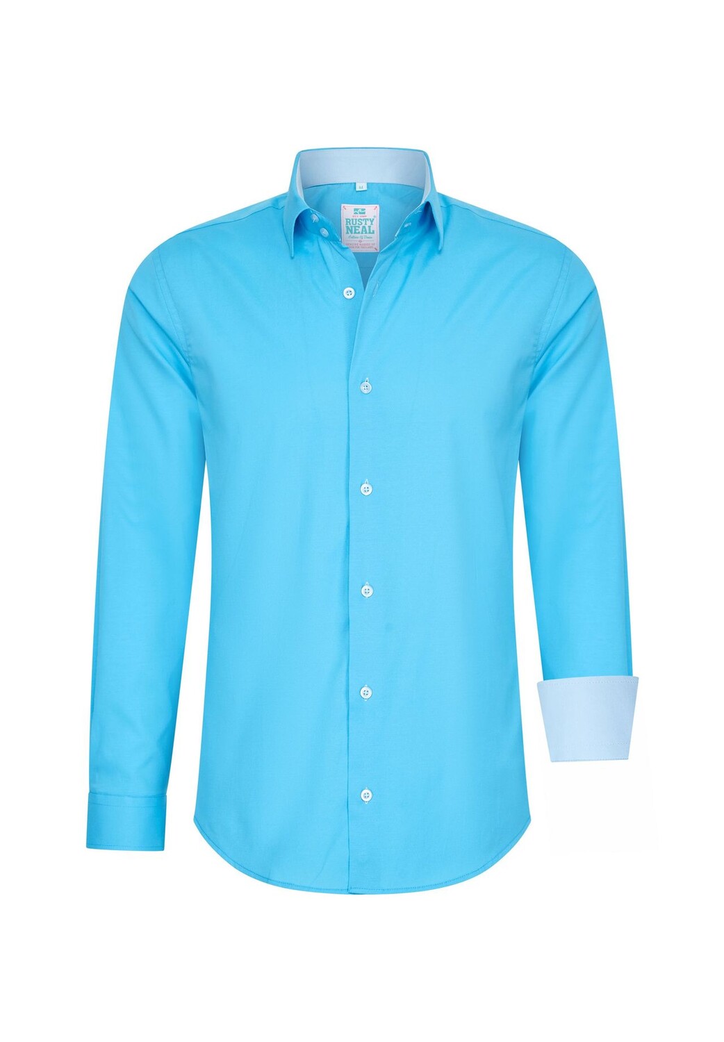 Рубашка с контрастным внутренним воротником RUSTY NEAL, синий
Рубашка с контрастным внутренним воротником RUSTY NEAL, синий