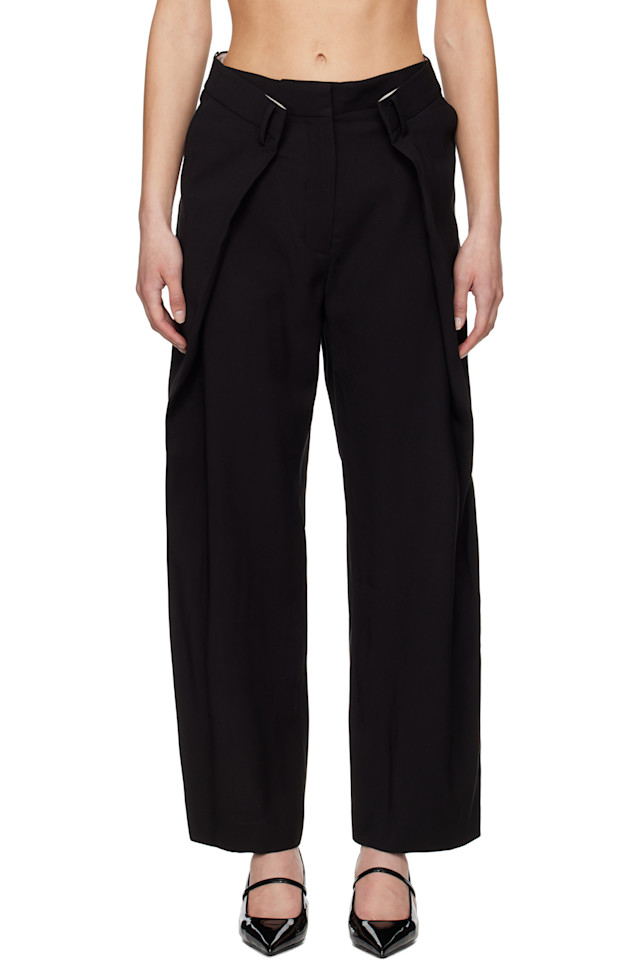 Широкие брюки со складками Rokh, черный
Широкие брюки со складками Rokh, черный