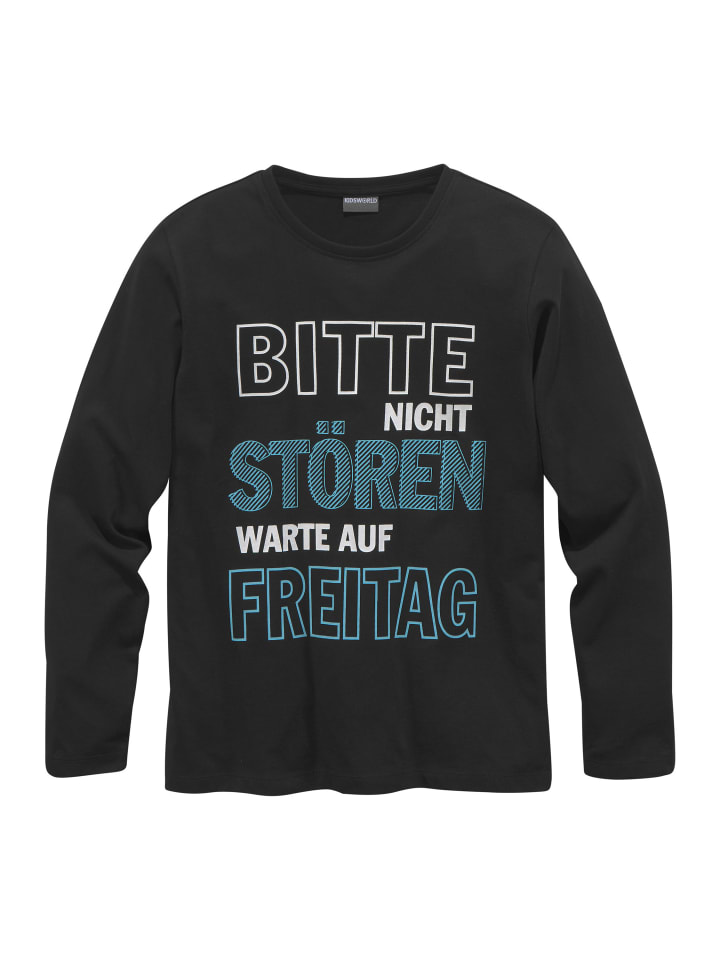 Рубашка с длинным рукавом Kidsworld, черный
Рубашка с длинным рукавом Kidsworld, черный