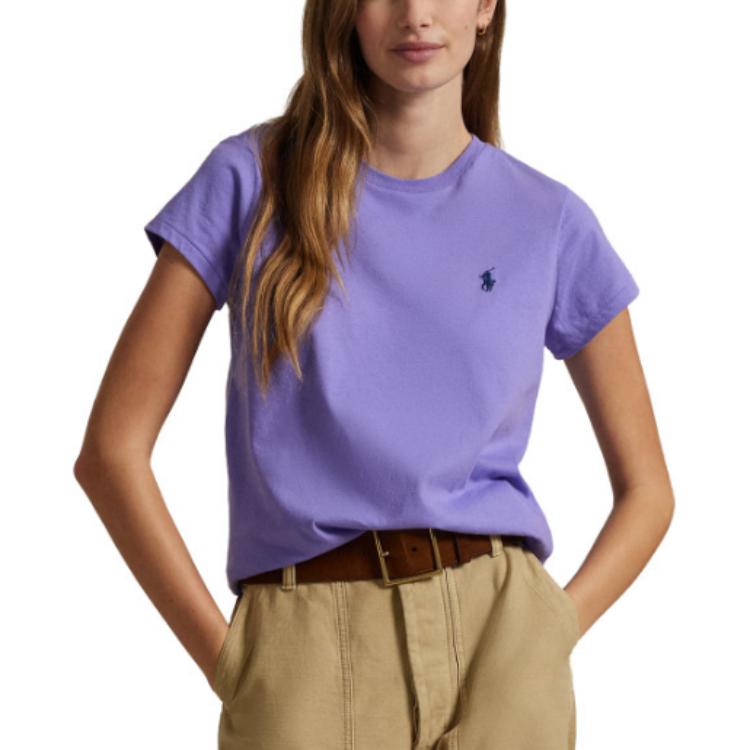 Футболка с вышивкой пони Polo Ralph Lauren, фиолетовый
Футболка с вышивкой пони Polo Ralph Lauren, фиолетовый