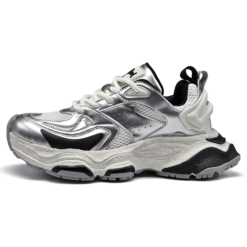 Амортизирующие, противоскользящие, износостойкие, дышащие, увеличивающие рост, низкие, массивные кроссовки для мужчин, серебристые Kuding, Silver
Амортизирующие, противоскользящие, износостойкие, дышащие, увеличивающие рост, низкие, массивные кроссовки для мужчин, серебристые Kuding, Silver