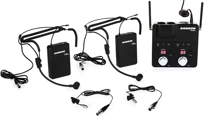 Беспроводная система Samson Concert 288m Dual-Channel Wireless Lavalier / Headset Microphone System (D Band)
Беспроводная система Samson Concert 288m Dual-Channel Wireless Lavalier / Headset Microphone System (D Band)