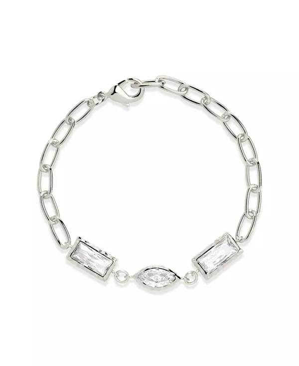 Браслет-Цепочка Tate cz Sterling Forever, silver
Браслет-Цепочка Tate cz Sterling Forever, silver
