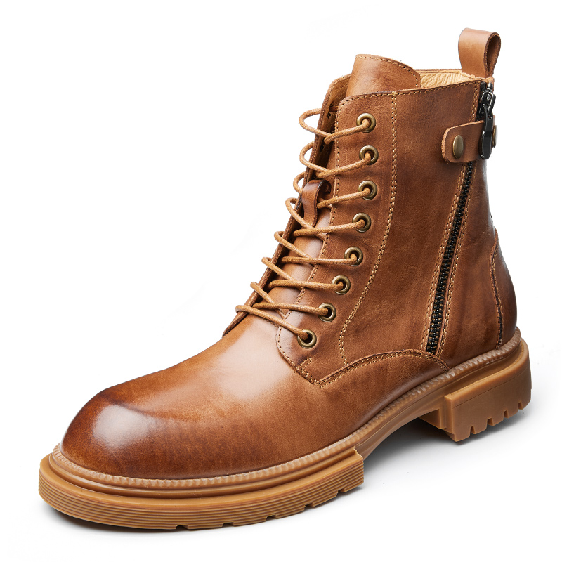 LEYGMENLG Кроссовки Crew Martin мужские с желто-коричневой флисовой подкладкой, цвет Yellow Brown Fleece-Lined 
LEYGMENLG Кроссовки Crew Martin мужские с желто-коричневой флисовой подкладкой, цвет Yellow Brown Fleece-Lined