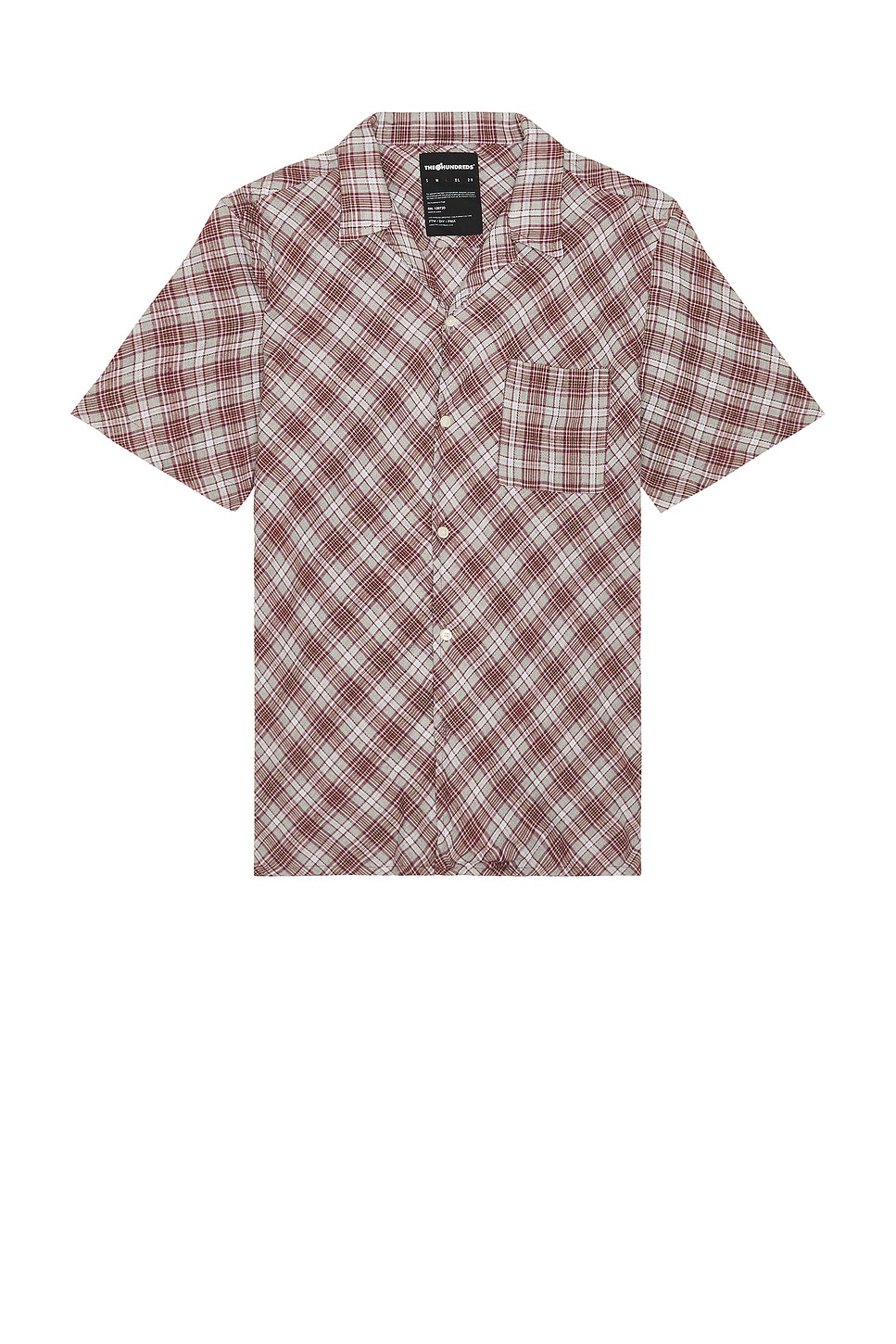 Тканая рубашка Terrace от The Hundreds, burgundy
Тканая рубашка Terrace от The Hundreds, burgundy